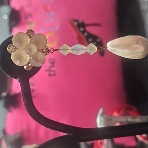 NWT One of a kind Crystal and AB Beaded Dangle Earrings from Artinfinitum.art